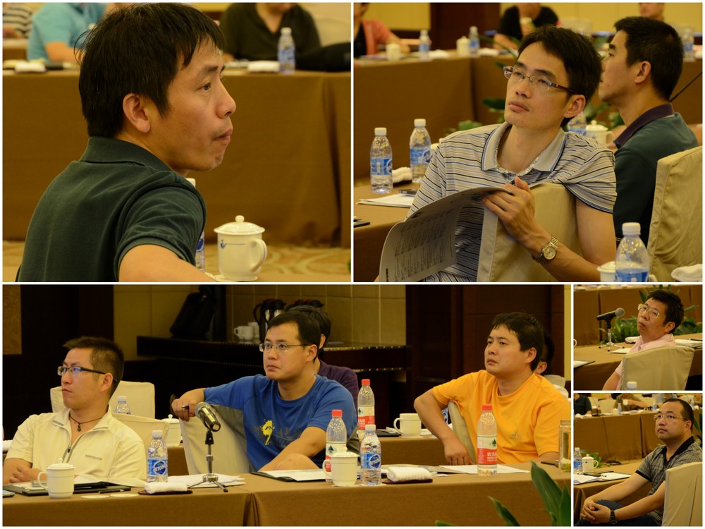 会场一角:宁波市对外经济贸易信息中心副主任黄立军、宁波市卫生局政策法规处副处长朱春伦、宁波大红鹰学院网络中心主任骆敏、宁波工程学院网络信息中心主任张宏星、海曙区政府信息中心主任夏焕文、浙江大学宁波理工学院信息科学与工程学院副院长马修水教授、宁波大学信息科学与工程学院院长助理电子与通信技术系王晓东副教授